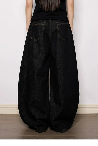 Tom Casual Cow Color Embroidered Jeans-korean-fashion-Jeans-Tom's Closet-OH Garments