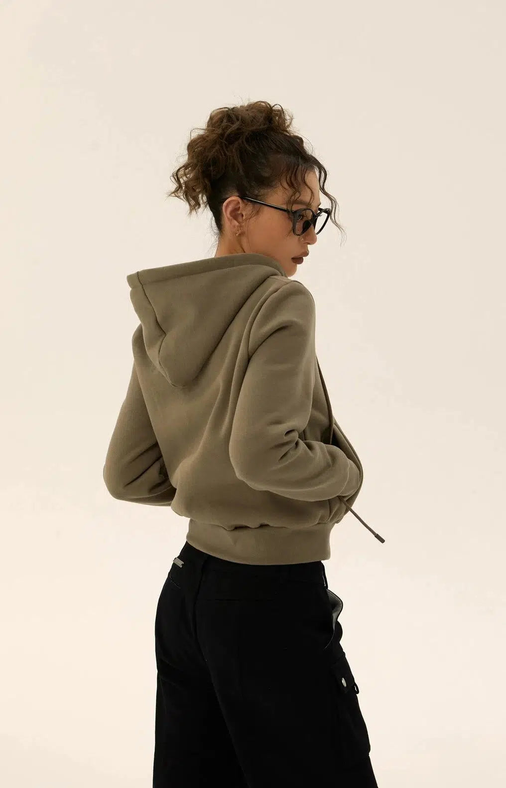 Tom Casual Drawstring Zip-Up Hoodie-korean-fashion-Hoodie-Tom's Closet-OH Garments