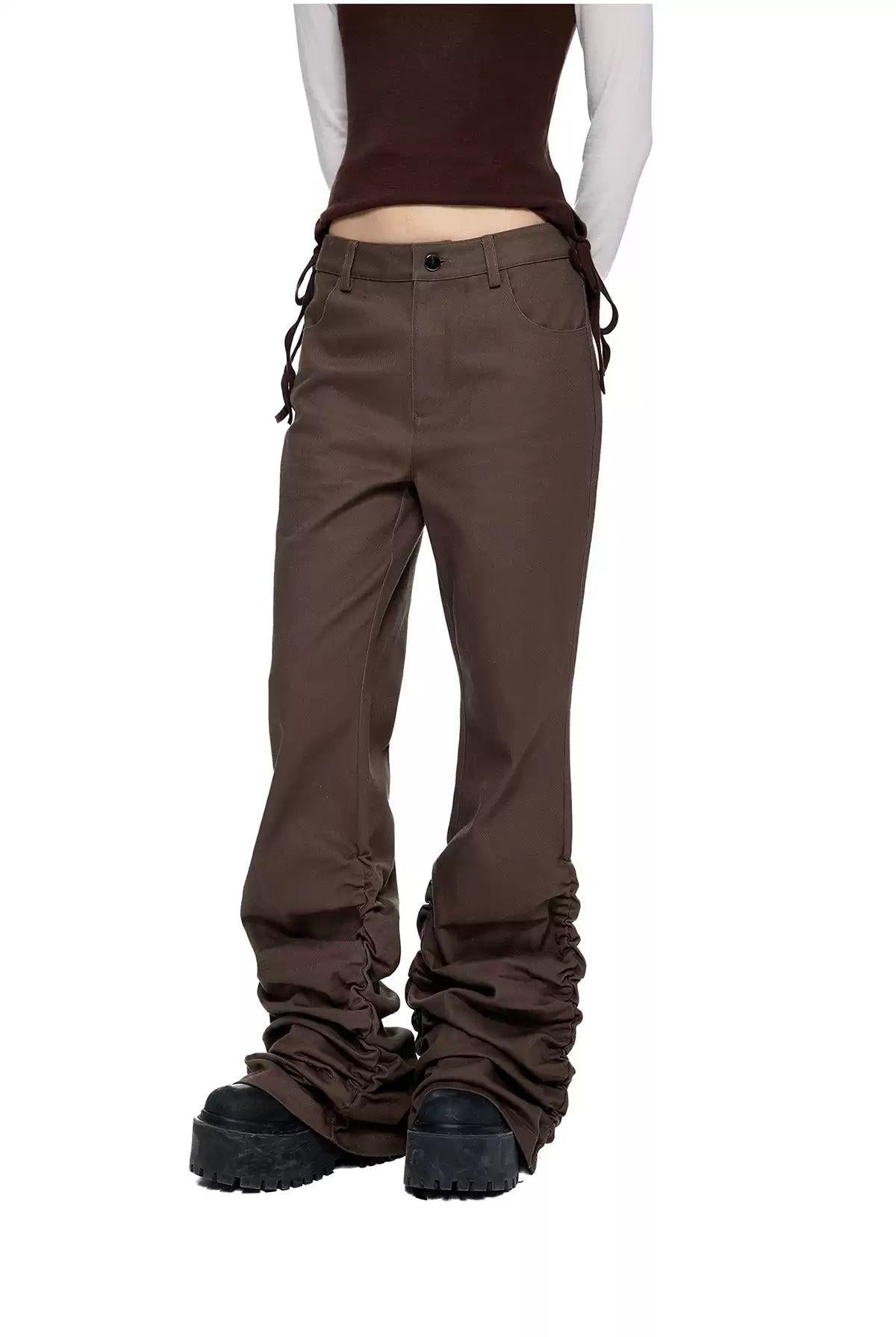 Tom Cinched End Slim Pants-korean-fashion-Pants-Tom's Closet-OH Garments