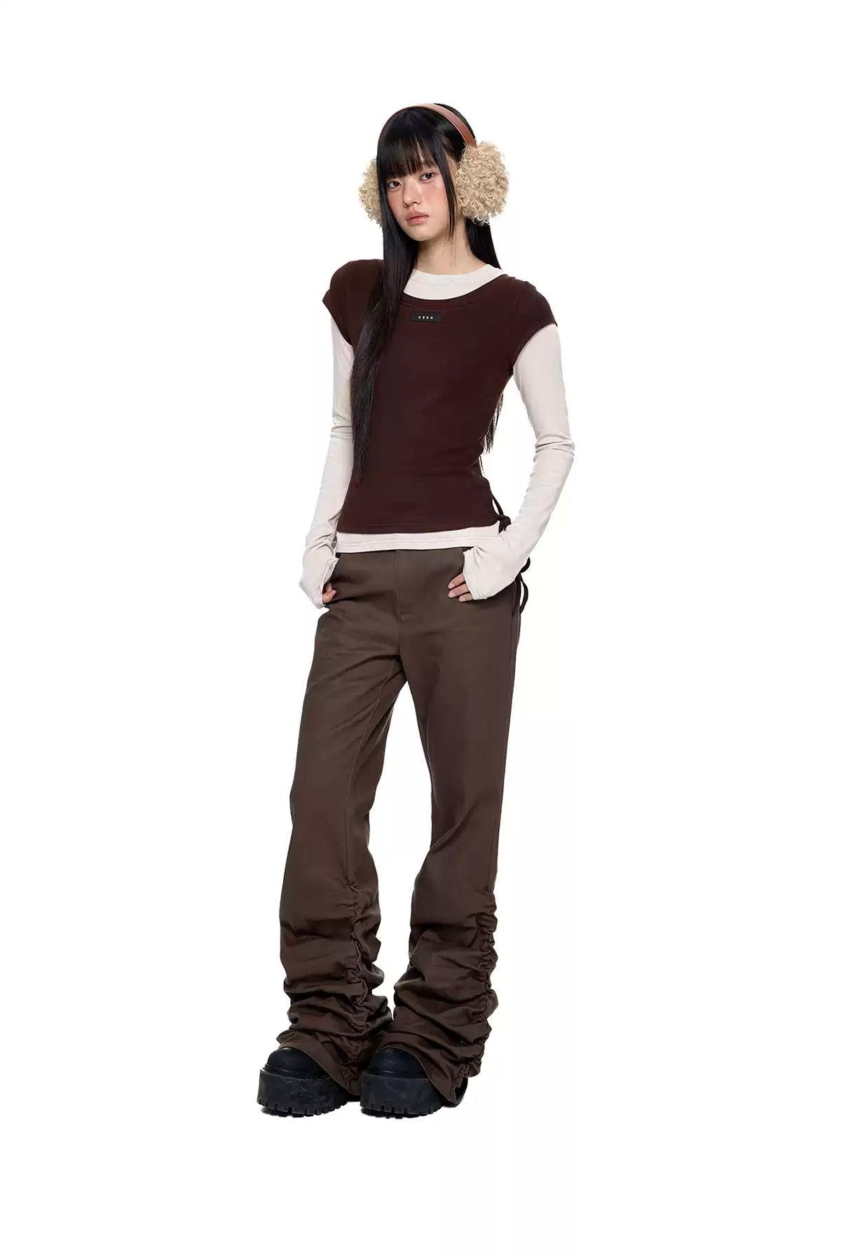 Tom Cinched End Slim Pants-korean-fashion-Pants-Tom's Closet-OH Garments