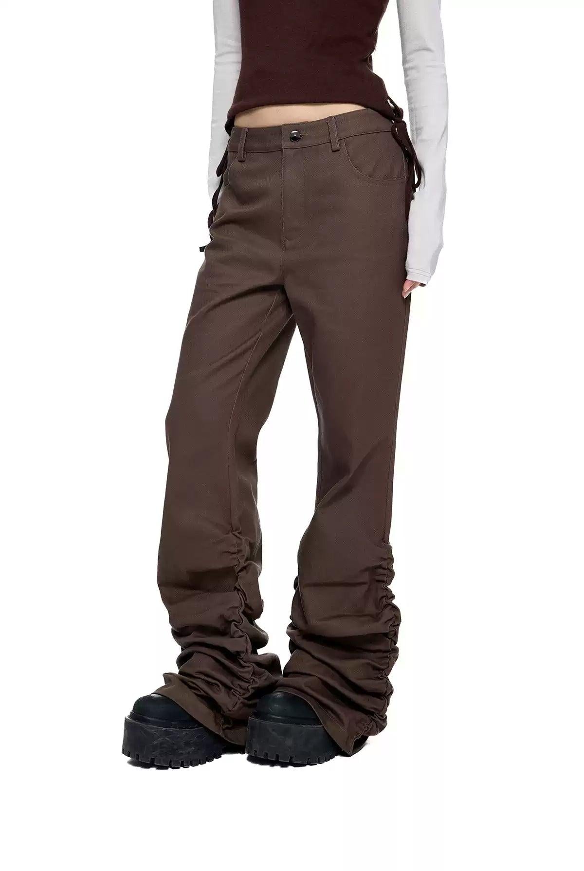 Tom Cinched End Slim Pants-korean-fashion-Pants-Tom's Closet-OH Garments