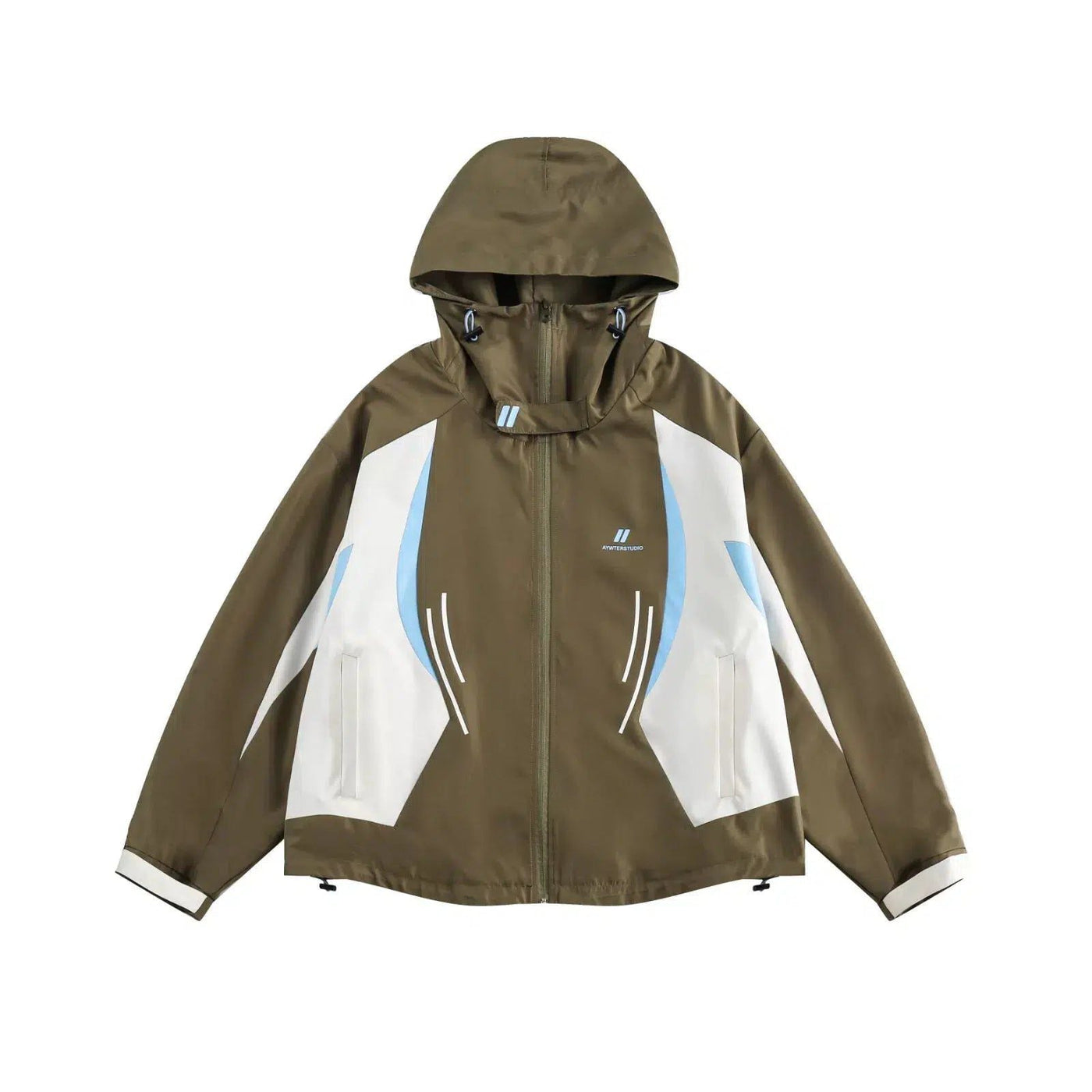 Tom Contrast Color Hooded Mountain Jacket-korean-fashion-Jacket-Tom's Closet-OH Garments