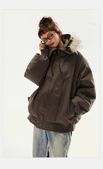 Tom Detachable Fur Trimmed Hood Puffer Jacket-korean-fashion-Jacket-Tom's Closet-OH Garments