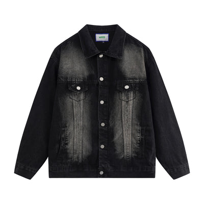 Tom Distressed Faded Denim Jacket-korean-fashion-Jacket-Tom's Closet-OH Garments