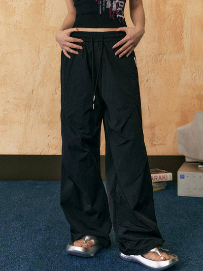 Tom Elasticated Drawcords Track Pants-korean-fashion-Pants-Tom's Closet-OH Garments