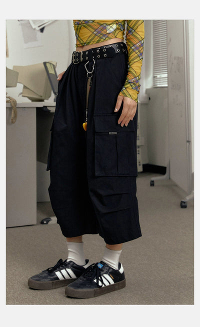 Tom Flap Pocket Cargo Shorts-korean-fashion-Shorts-Tom's Closet-OH Garments