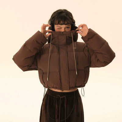 Tom Hooded Cropped Puffer Jacket-korean-fashion-Jacket-Tom's Closet-OH Garments