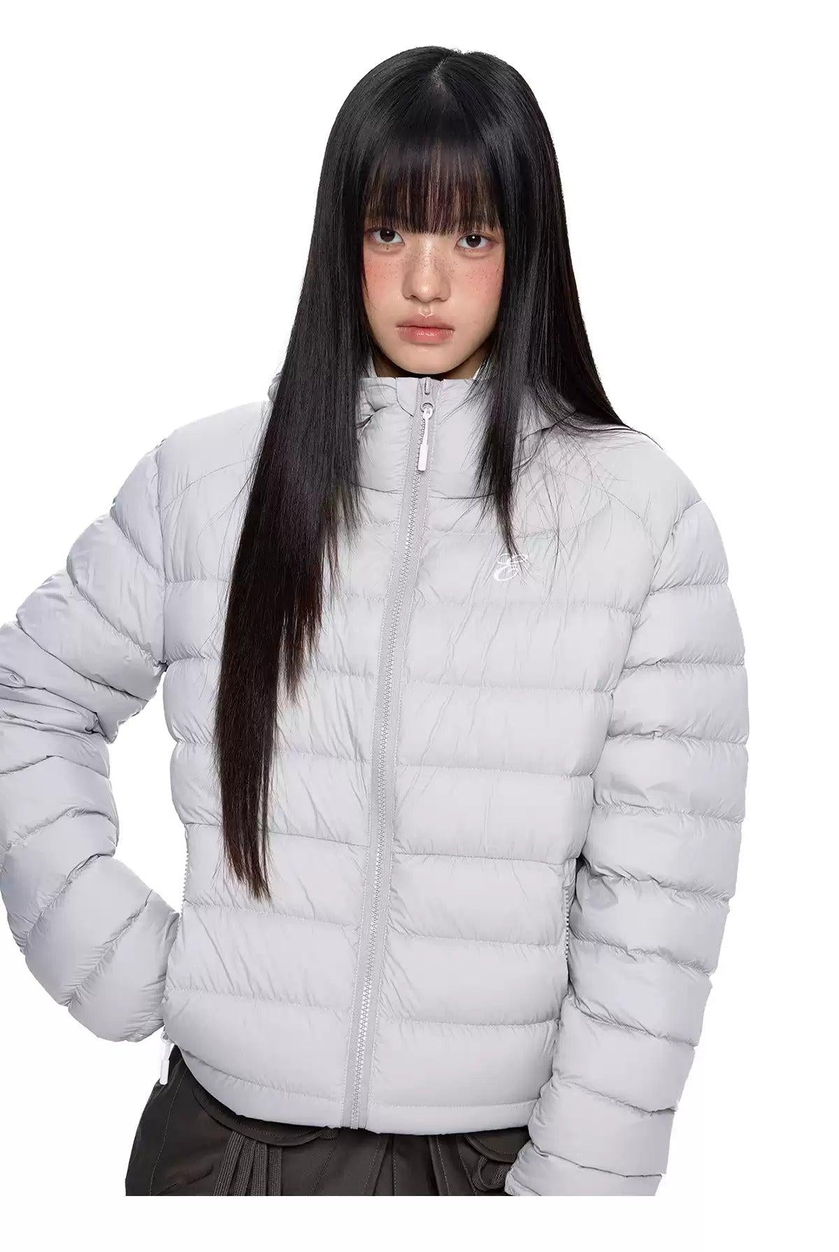 Tom Lightweight Quilted Down Jacket-korean-fashion-Jacket-Tom's Closet-OH Garments