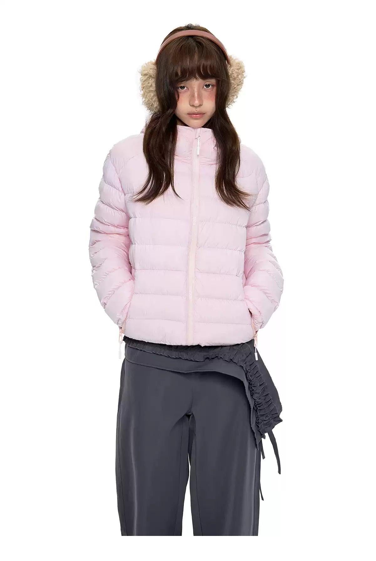 Tom Lightweight Quilted Down Jacket-korean-fashion-Jacket-Tom's Closet-OH Garments