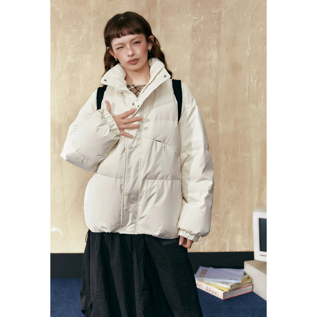 Tom Loose College Style Down Jacket Tom Loose College Style Down Jacket