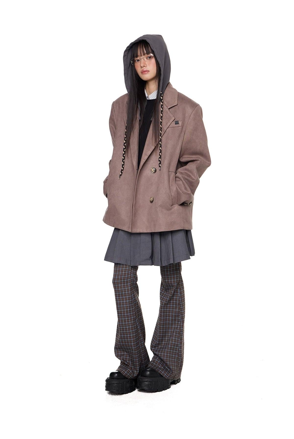 Tom Loose Micro Suede Blazer-korean-fashion-Blazer-Tom's Closet-OH Garments