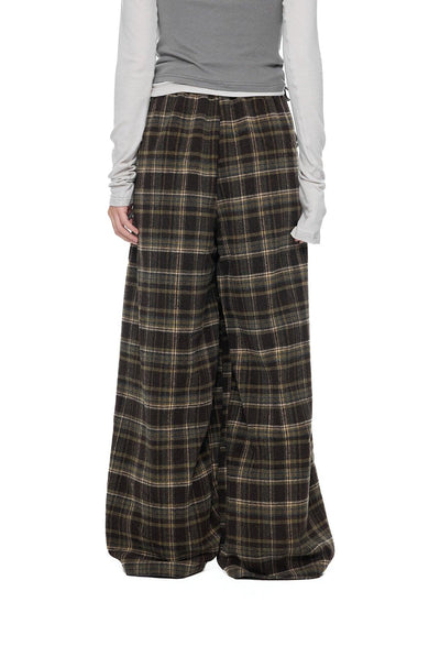 Tom Plaid Straight Leg Pants-korean-fashion-Pants-Tom's Closet-OH Garments