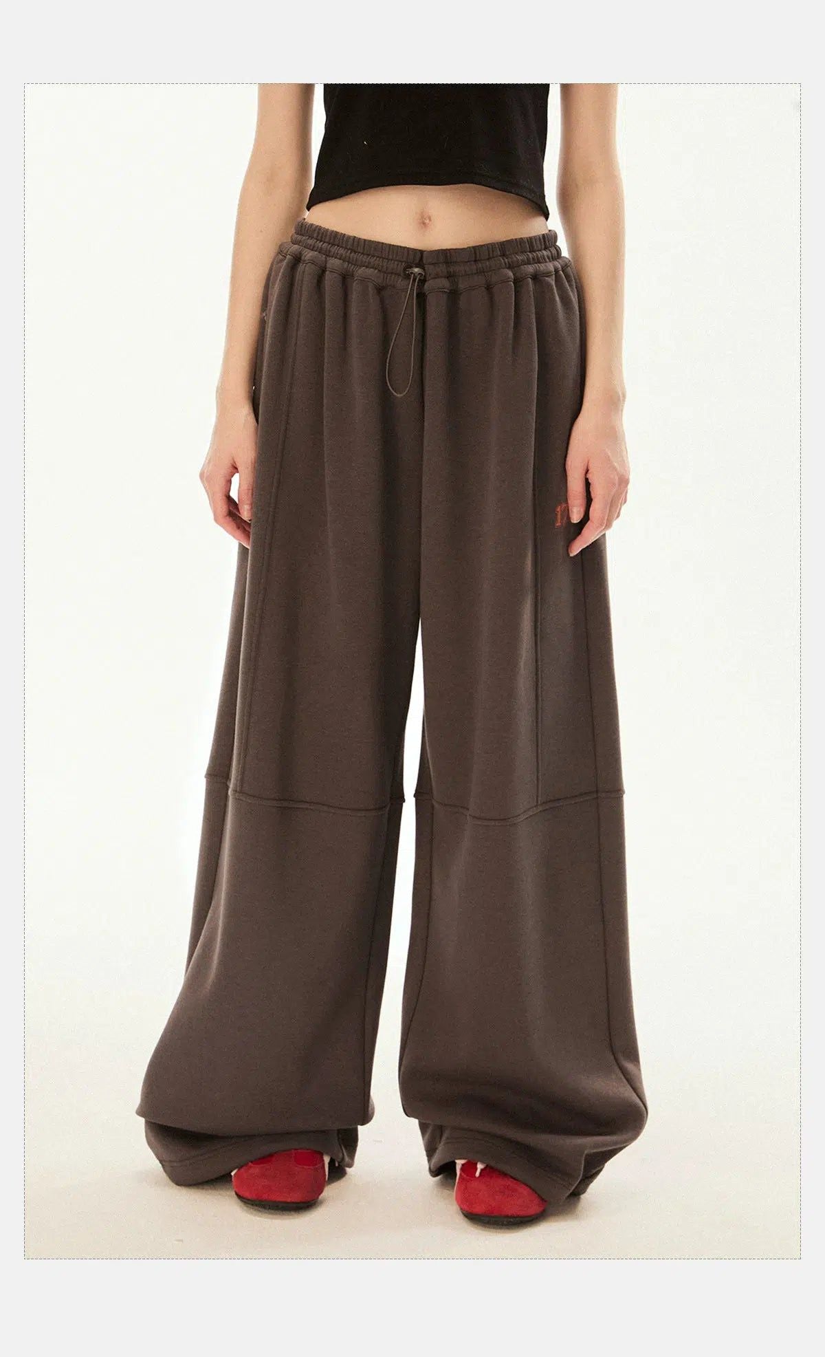 Tom Pull String Drapey Sweatpants-korean-fashion-Pants-Tom's Closet-OH Garments