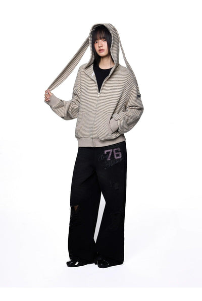 Tom Ripped Wide Leg Jeans-korean-fashion-Jeans-Tom's Closet-OH Garments