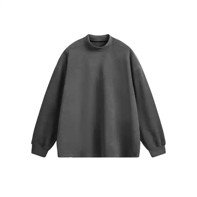 Tom Round Neck Long Sleeve T-Shirt-korean-fashion-T-Shirt-Tom's Closet-OH Garments