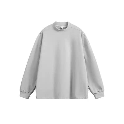 Tom Round Neck Long Sleeve T-Shirt-korean-fashion-T-Shirt-Tom's Closet-OH Garments