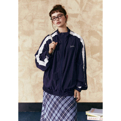 Tom Side Color Blocked Windbreaker Jacket-korean-fashion-Jacket-Tom's Closet-OH Garments