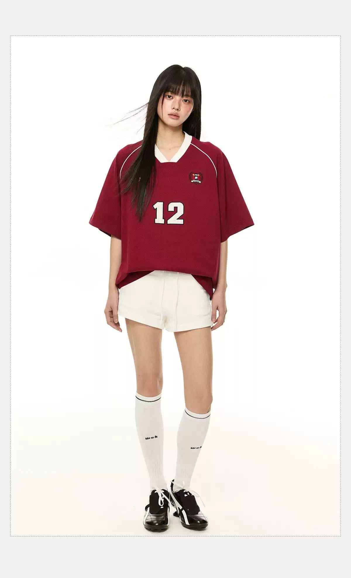 Tom Solid Drawstring Waist Shorts-korean-fashion-Shorts-Tom's Closet-OH Garments