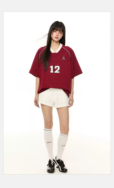 Tom Solid Drawstring Waist Shorts-korean-fashion-Shorts-Tom's Closet-OH Garments