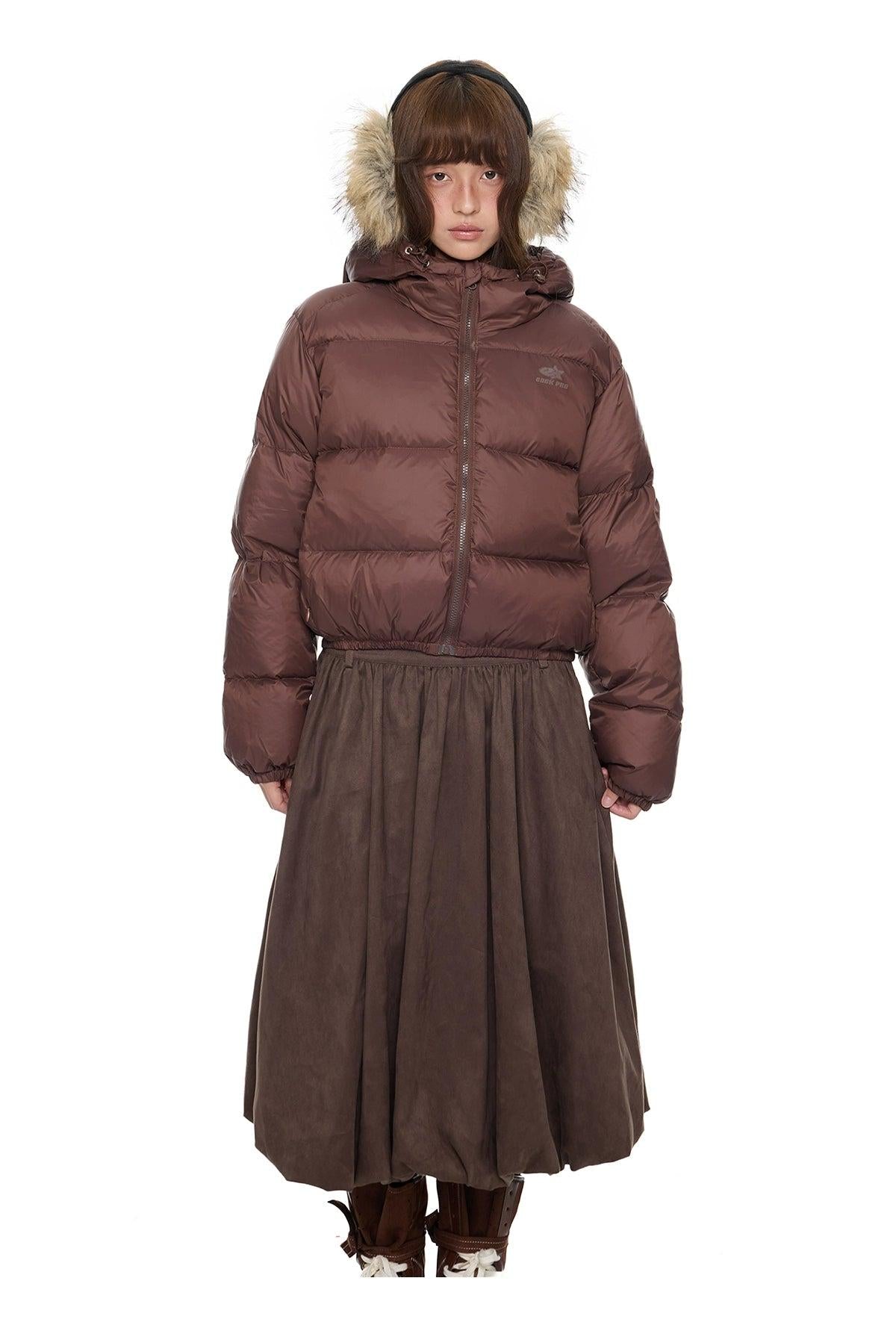 Tom Stand Collar Puffer Jacket-korean-fashion-Jacket-Tom's Closet-OH Garments