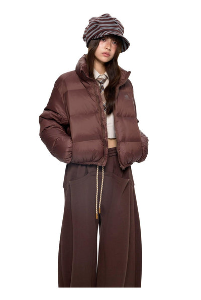 Tom Stand Collar Puffer Jacket-korean-fashion-Jacket-Tom's Closet-OH Garments