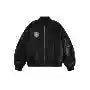Tom Stand Collar Ribbed Hem Bomber Jacket-korean-fashion-Jacket-Tom's Closet-OH Garments