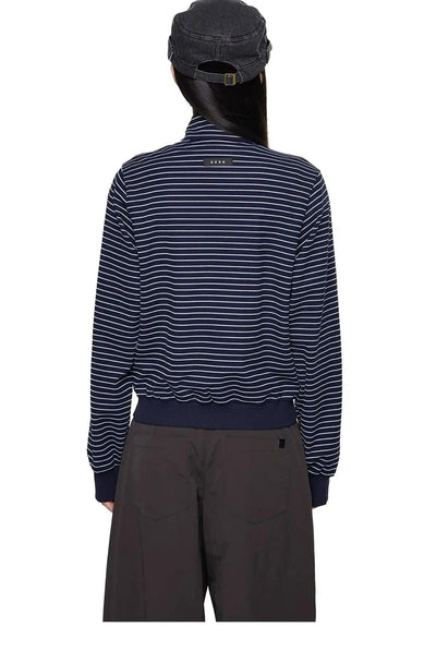 Tom Star Striped Stand Collar Short Jacket-korean-fashion-Jacket-Tom's Closet-OH Garments