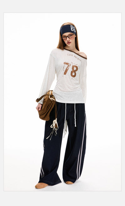 Tom Striped Scimitar Wide Leg Pants-korean-fashion-Pants-Tom's Closet-OH Garments