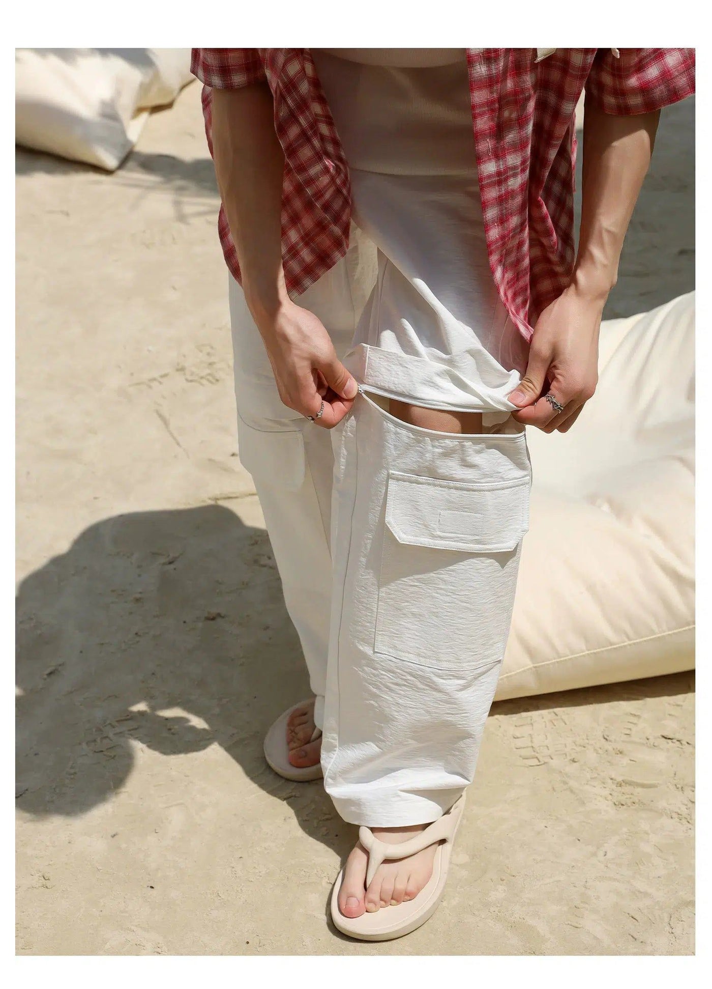 Woo 2-in-1 Detachable Cargo Pants-korean-fashion-Pants-Woo's Closet-OH Garments