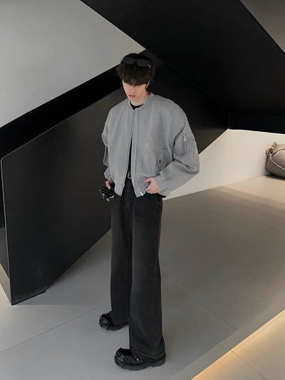 Woo Grunge Textured Jacket-korean-fashion-Jacket-Woo's Closet-OH Garments