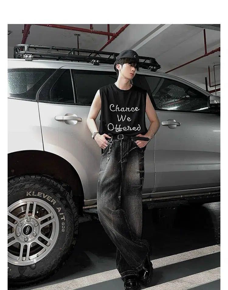 Woo Lightning Fade Wide Jeans-korean-fashion-Jeans-Woo's Closet-OH Garments