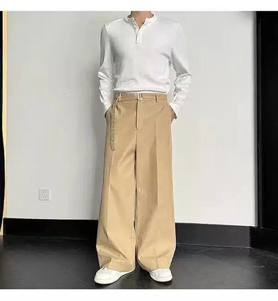 Woo Oversized Cut Pleated Pants-korean-fashion-Pants-Woo's Closet-OH Garments