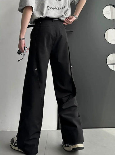 Woo Versatile Regular Fit Pants-korean-fashion-Pants-Woo's Closet-OH Garments