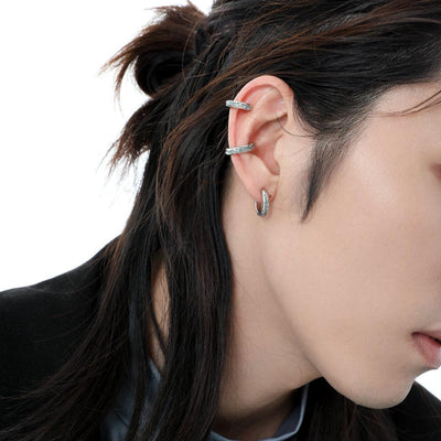 Xu Lunar Melt Hoop Earrings-korean-fashion-Earrings-Xu's Closet-OH Garments