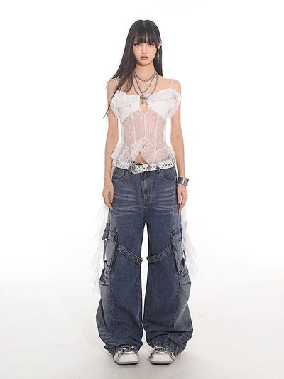 Yaya Laced All Over Thin Blouse-korean-fashion-Blouse-Yaya's Closet-OH Garments