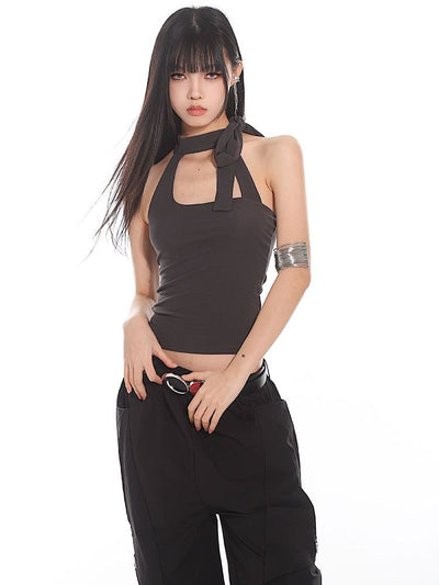 Yaya Tied Neck Fabric Blouse-korean-fashion-Blouse-Yaya's Closet-OH Garments