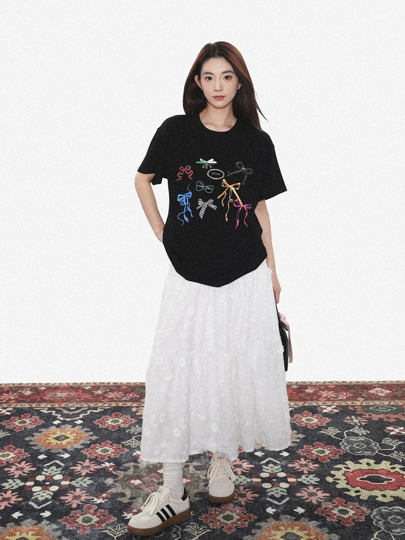 Zen Colored Ribbon Bows T-Shirt-korean-fashion-T-Shirt-Zen's Closet-OH Garments