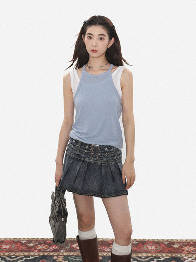 Zen Layered Two-Piece Camisole-korean-fashion-Camisole-Zen's Closet-OH Garments