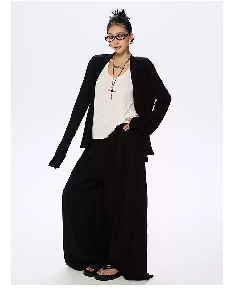 Zero Drapey Loose Fit Pants-korean-fashion-Pants-Zero's Closet-OH Garments