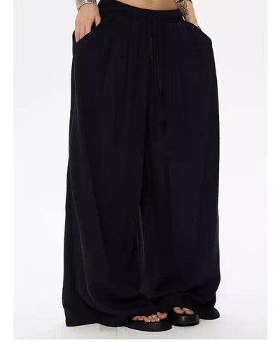 Zero Drapey Loose Fit Pants-korean-fashion-Pants-Zero's Closet-OH Garments