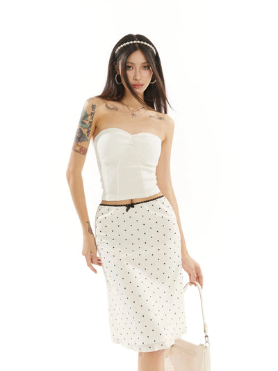 Zero Lace Polka Dots Skirt-korean-fashion-Skirt-Zero's Closet-OH Garments