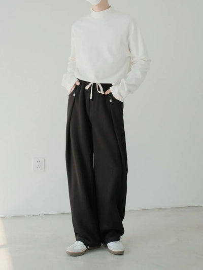 Zhou Adjustable Comfty Fit Sweatpants-korean-fashion-Pants-Zhou's Closet-OH Garments