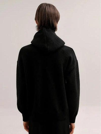 Zhou Adjustable Hood String Sweater-korean-fashion-Sweater-Zhou's Closet-OH Garments