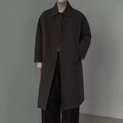 Zhou Basic Buttoned Trench Coat-korean-fashion-Long Coat-Zhou's Closet-OH Garments