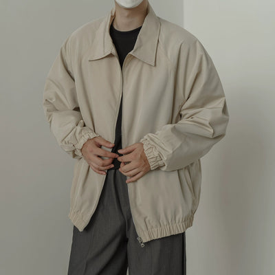 Zhou Basic Casual Loose Jacket-korean-fashion-Jacket-Zhou's Closet-OH Garments