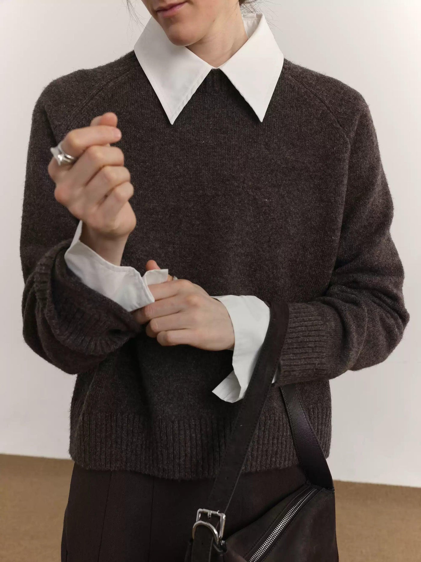 Zhou Basic Ribbed Hem Sweater-korean-fashion-Sweater-Zhou's Closet-OH Garments