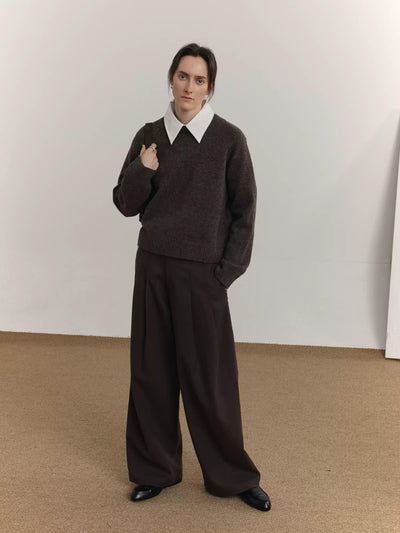 Zhou Basic Ribbed Hem Sweater-korean-fashion-Sweater-Zhou's Closet-OH Garments