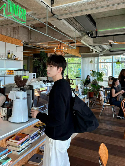 Zhou Basic Ribbed Round Neck Sweater-korean-fashion-Sweater-Zhou's Closet-OH Garments