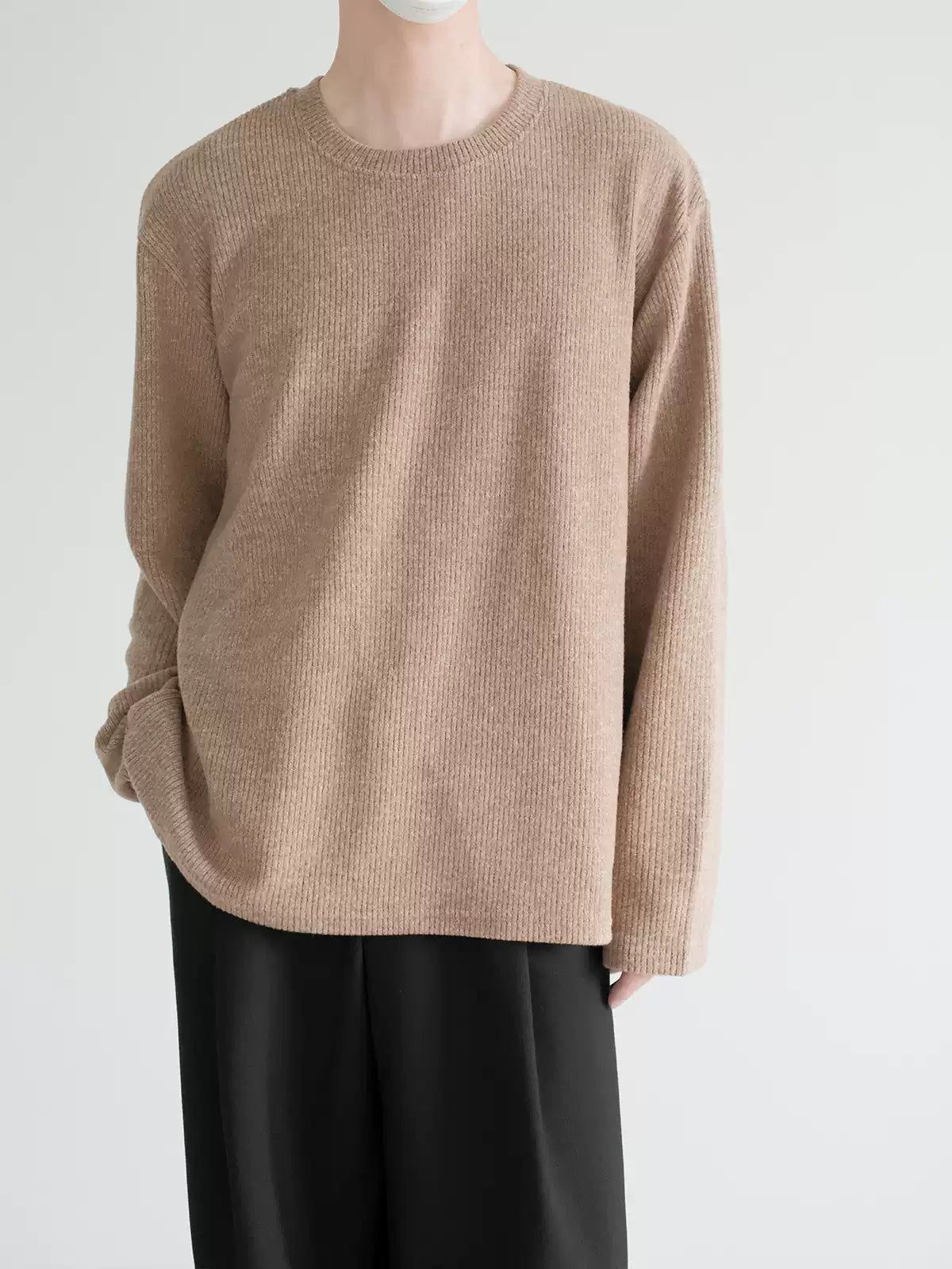 Zhou Basic Round Neck Sweater-korean-fashion-Sweater-Zhou's Closet-OH Garments