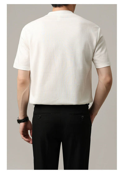 Zhou Black and White Flowers Shirt-korean-fashion-Shirt-Zhou's Closet-OH Garments